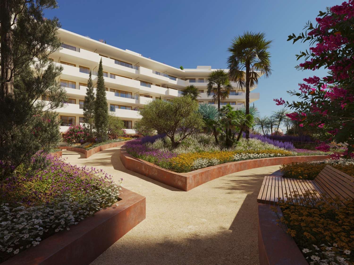 Fantastic new development in Los Pacos with sea views!