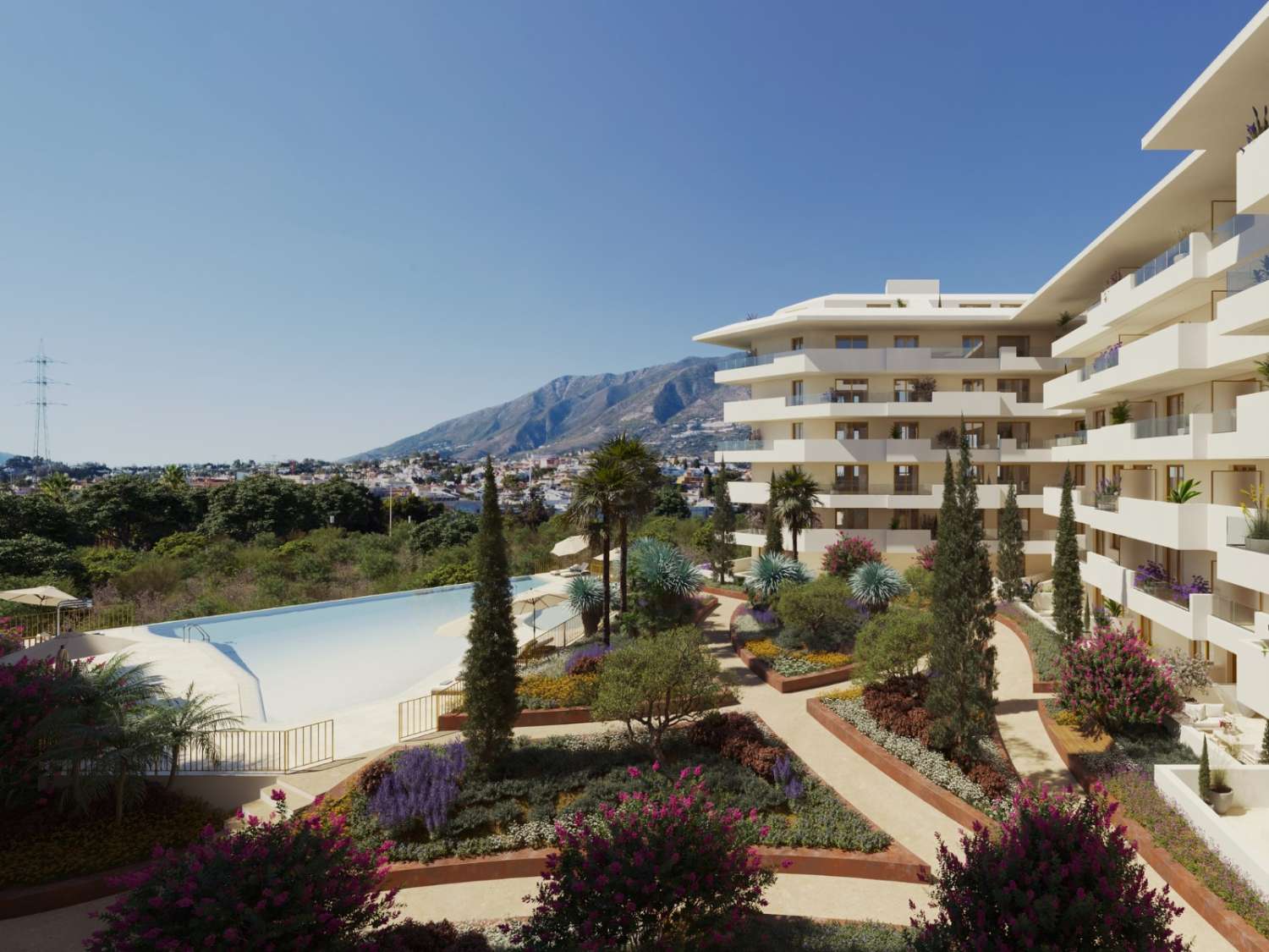 Fantastic new development in Los Pacos with sea views!