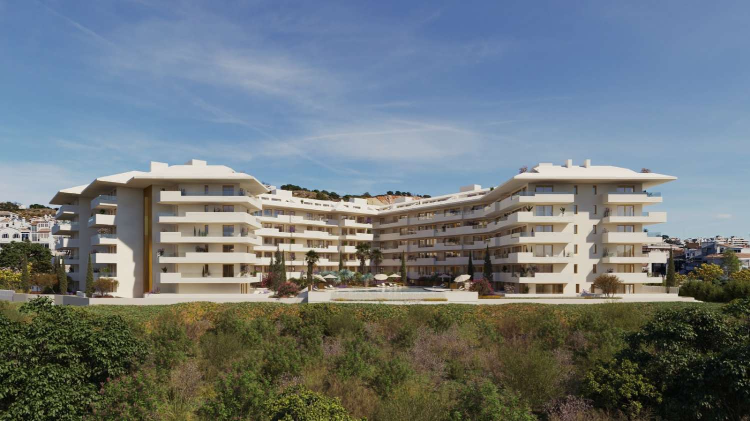 Fantastic new development in Los Pacos with sea views!