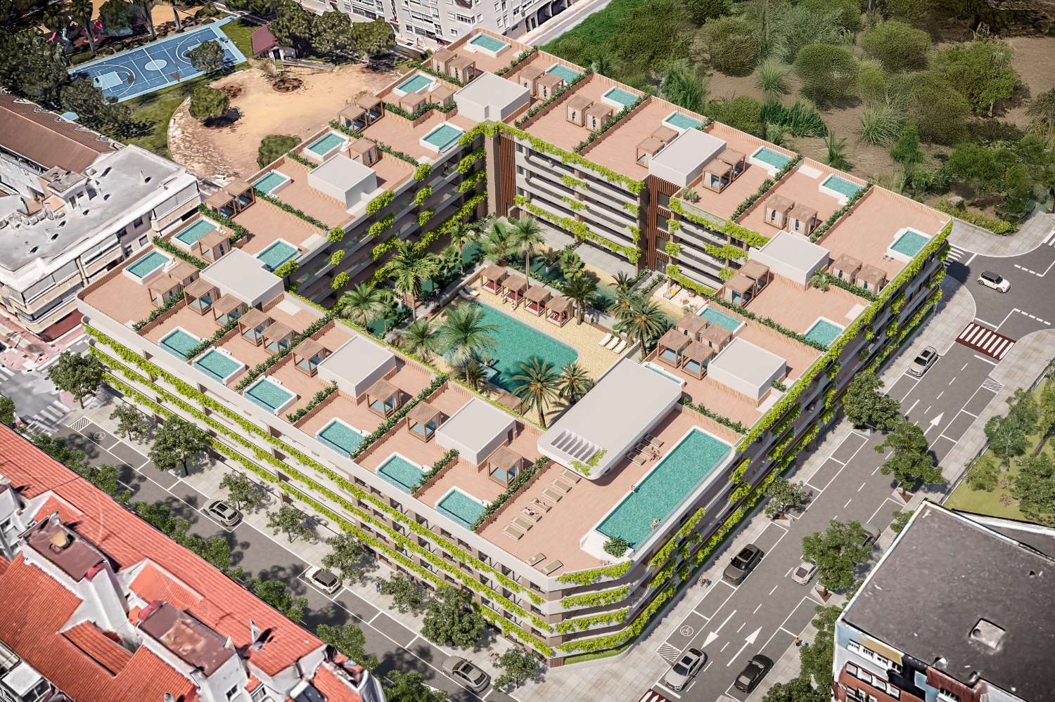 Exklusivt nytt utvecklingsprojekt bara en kort promenad från stranden i Marbella!