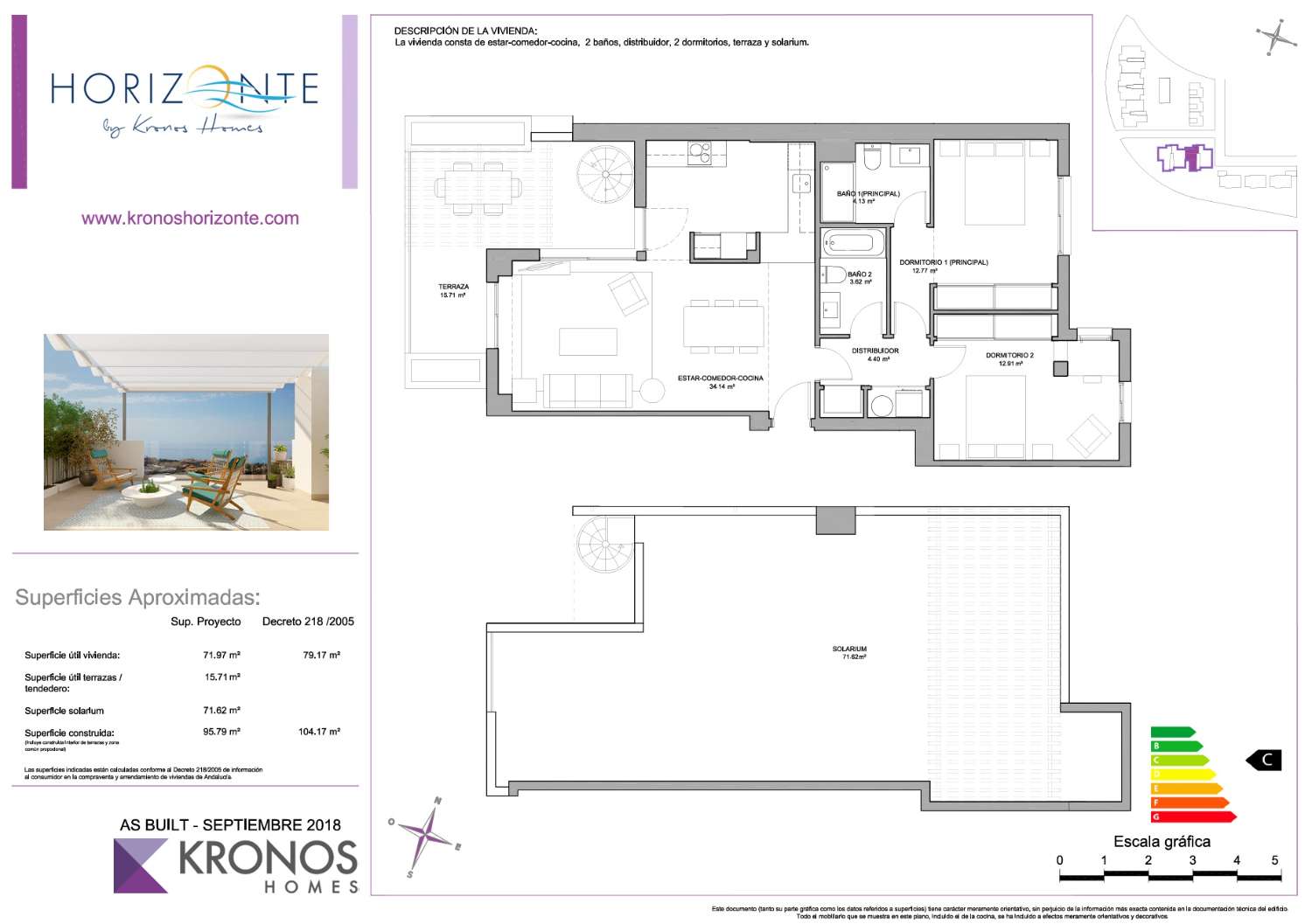 Penthouse til salg i Montealto (Benalmádena)