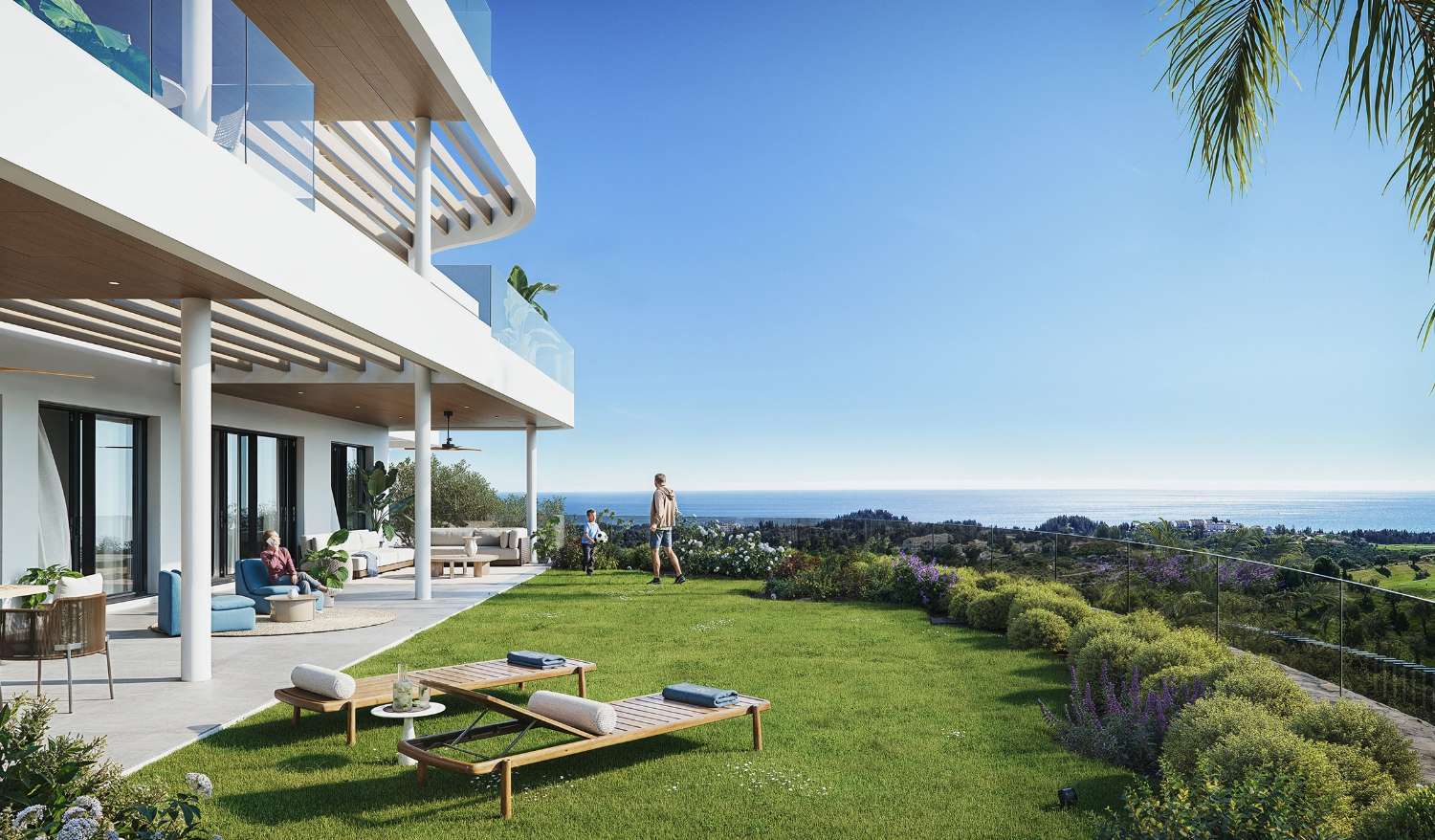 Spacious luxury apartments with sea views in Mijas Costa!