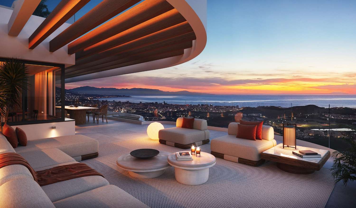 Spacious luxury apartments with sea views in Mijas Costa!