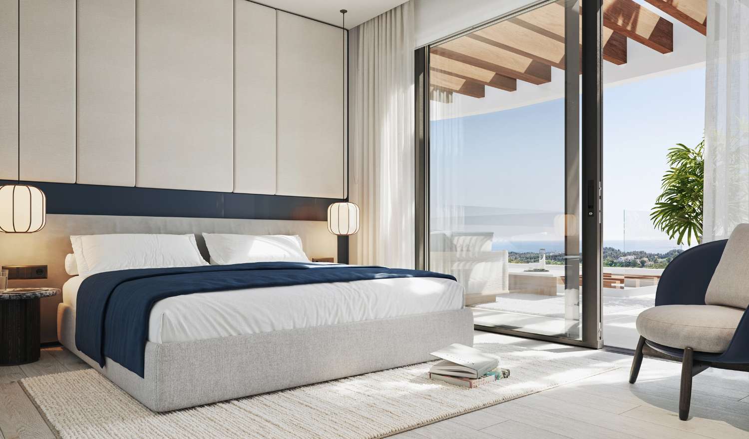 Spacious luxury apartments with sea views in Mijas Costa!