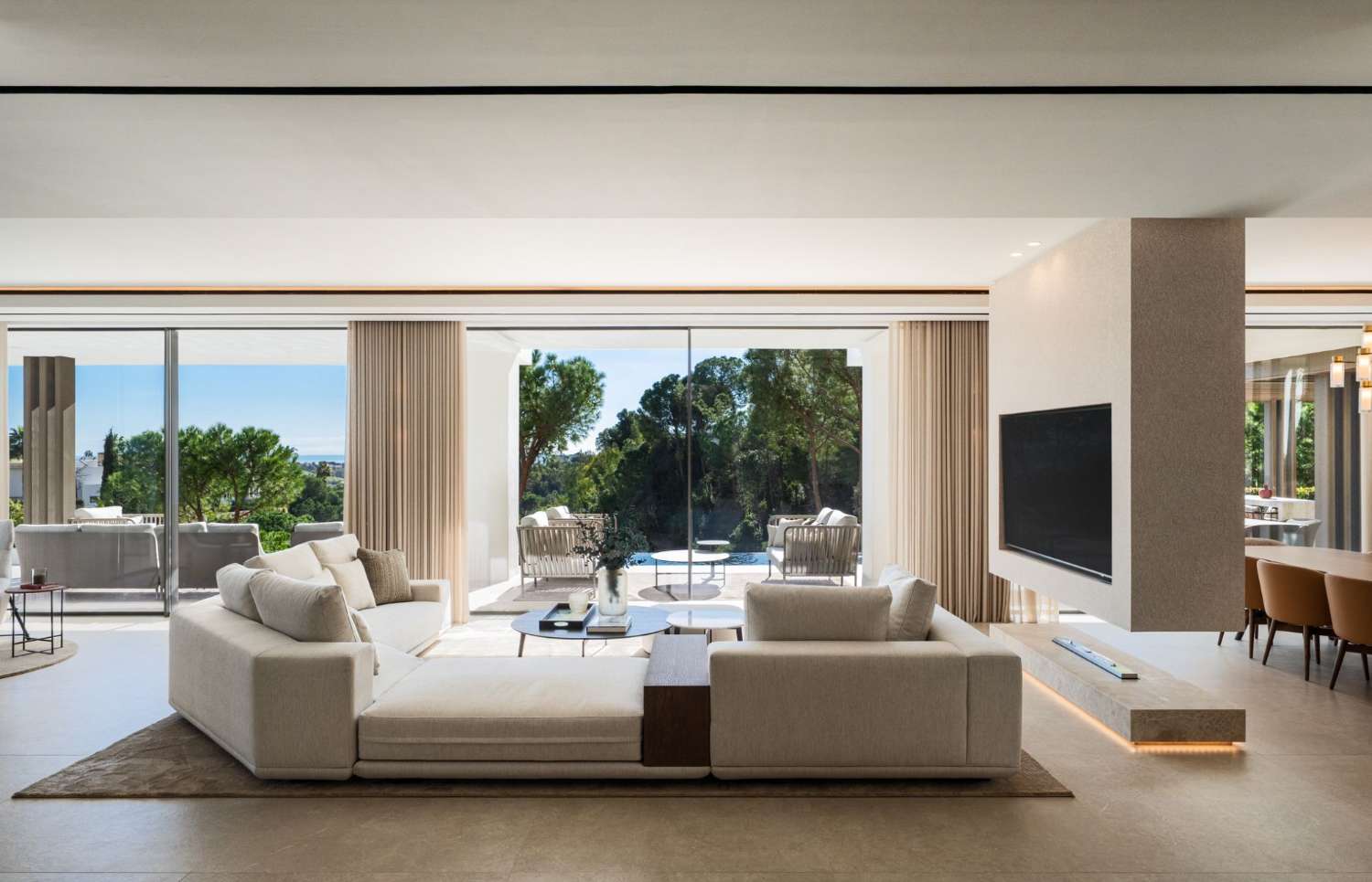 Hermosa villa de lujo con vistas al mar en La Quinta!