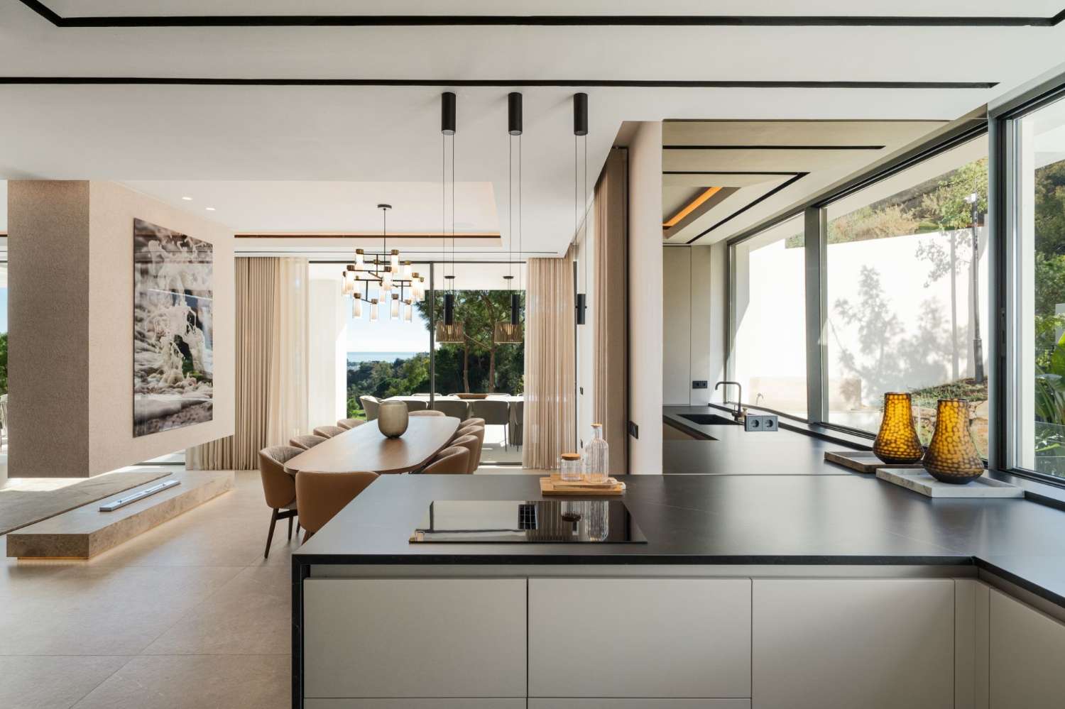 Hermosa villa de lujo con vistas al mar en La Quinta!