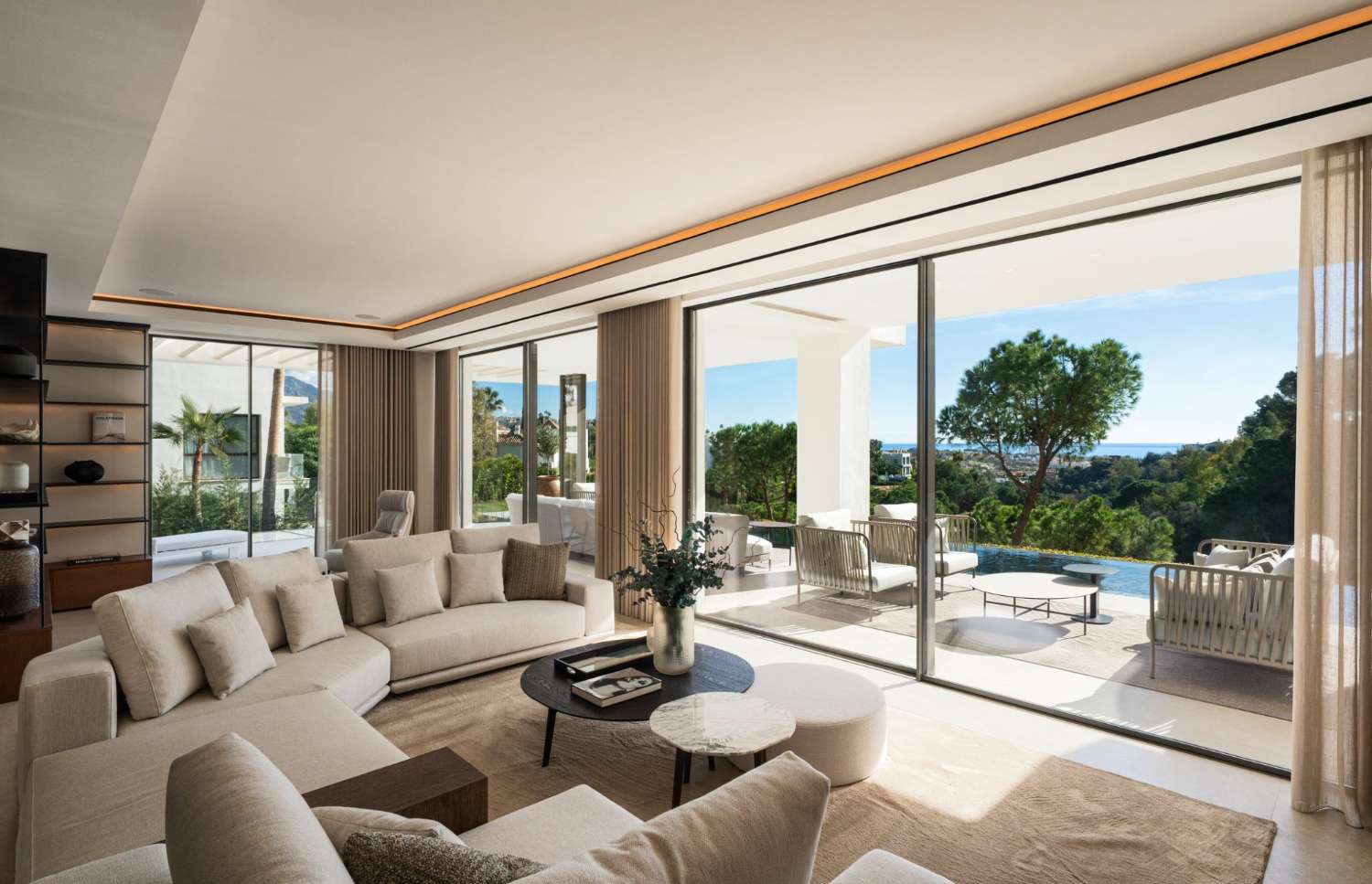 Hermosa villa de lujo con vistas al mar en La Quinta!